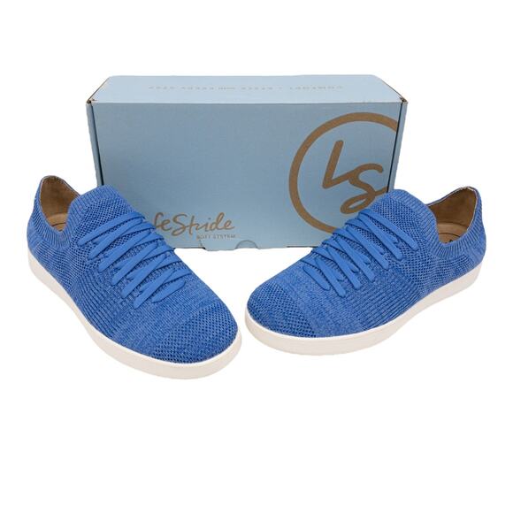 New LifeStride Women's Blue Knit Esme 2 Mesh Pull On Sneakers 8 - Picture 5 of 12